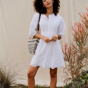 MATILDA JANE SIZE LARGE EMBROIDERED BABYDOLL DRESS